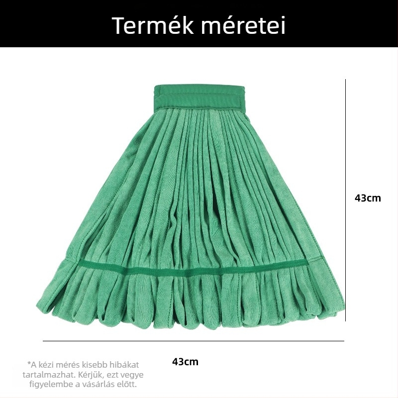400 g mikroszálas csőfelmosó fej tigris csattal – cserélhető fej
