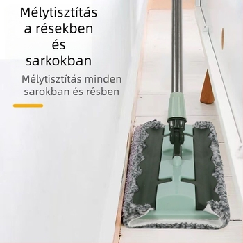 Sík felületű mop mikroszálas kendővel, otthoni használatra, új modell fa padlókhoz