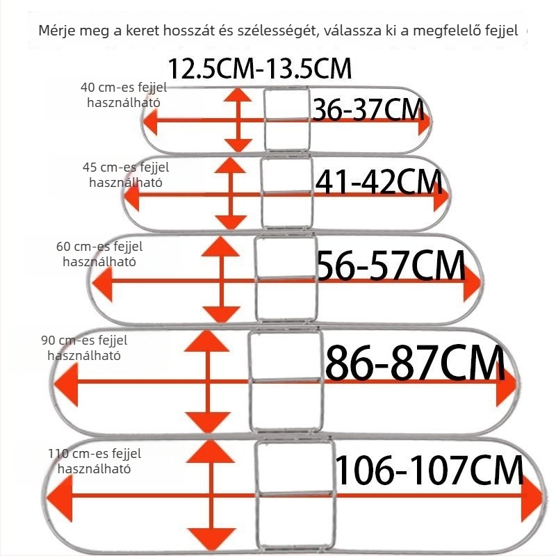 Lapos mopfej – pamutból készült vászonfedél poros mophoz, cserélhető alkatrész, több méret
