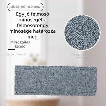 Állítható összecsukható lapmop fej cserélhető textil huzattal és két végén zsebbel