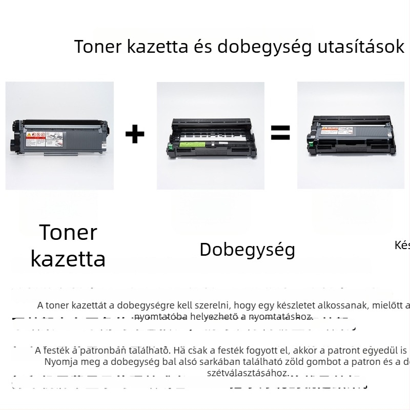 Tonerkazetta és dobegység Lenovo M7615DNA, M7625DWA és M7655DHF nyomtatókhoz