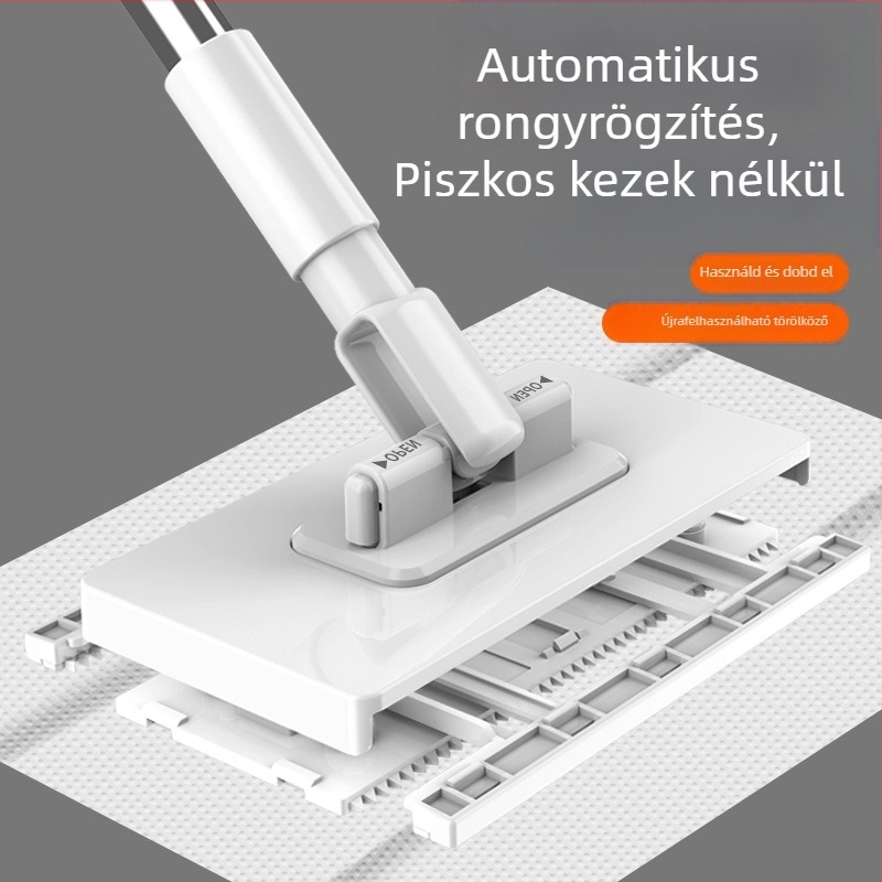 Háztartási mop automata kendőfogóval, arckendővel, por és zsír eltávolítása a konyhából