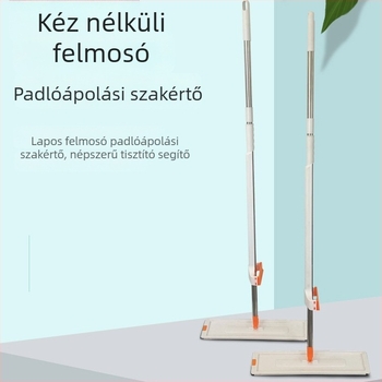 Lapos mop száraz és nedves tisztításra, vízfelvevő, háztartási használatra