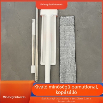 Lapos mop száraz és nedves tisztításra, vízfelvevő, háztartási használatra