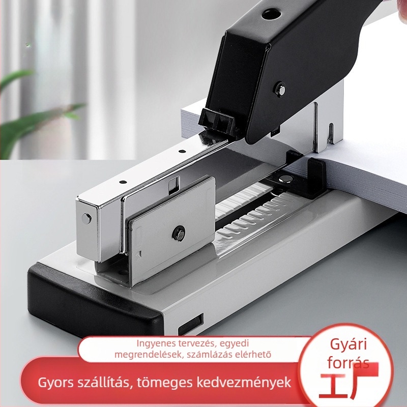Diligence nehéz tűzőgép irodai használatra – 60 mm kötés szélesség, 100 oldal kapacitás, kompatibilis a 23/13, 23/17 és 23/19 tűzőkkel