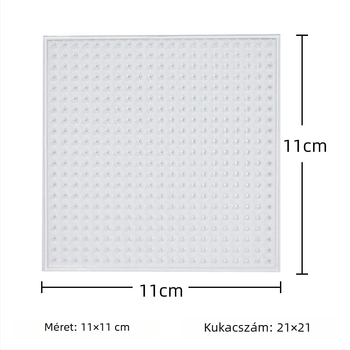 5 mm gyöngy sablon, 11×11, gyermek DIY oktató puzzle-tábla