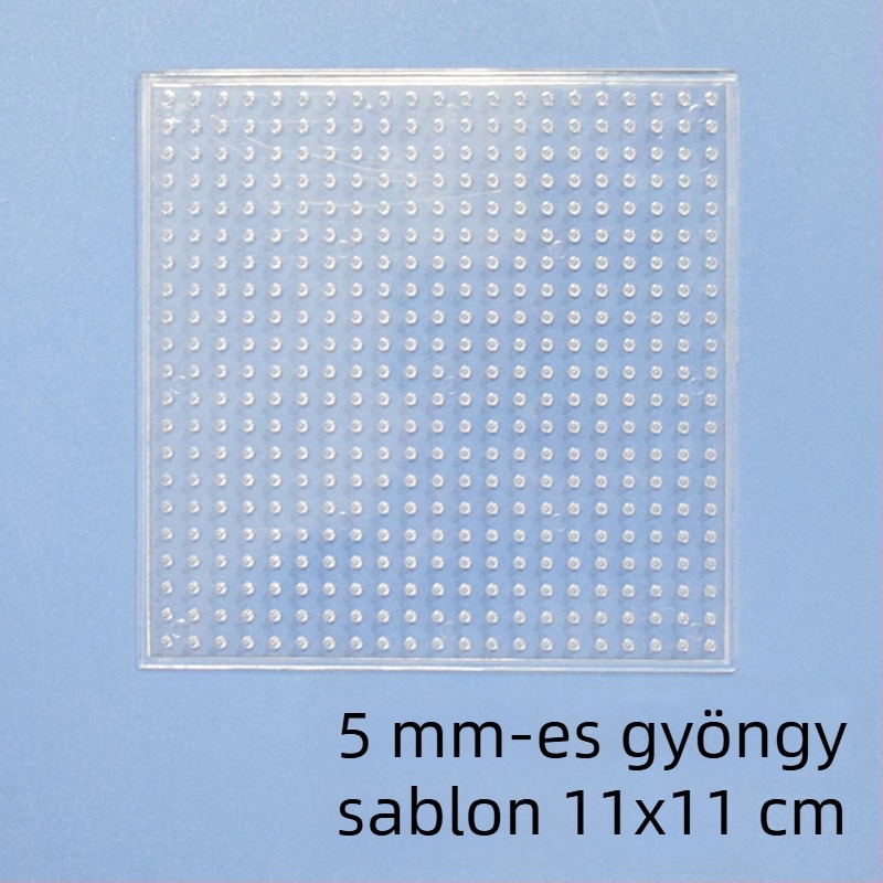 5 mm gyöngy sablon, 11×11, gyermek DIY oktató puzzle-tábla