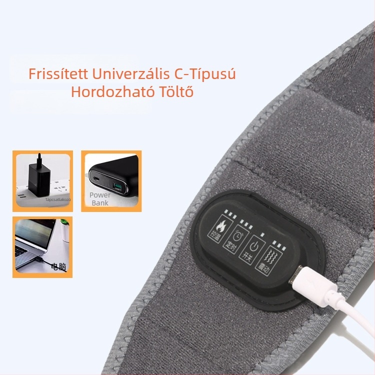 Elektronikus melegítő csuklópánt intelligens töltéssel, három hőmérsékleti szint, hőterápia és rezgés a Shenmen pontnál az alvás támogatására