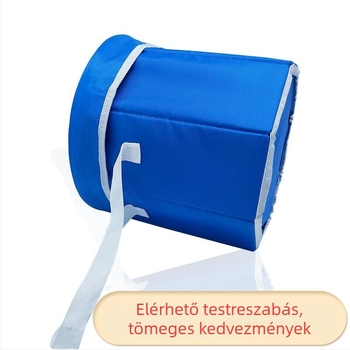 Karácsonyi mintás összecsukható tároló szék fedéllel, 27 L kapacitás, otthoni használatra