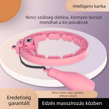 Changfeng intelligens csendes számoló hula-hoop nőknek, haskarcsúsítás és derék formázó edzőeszköz