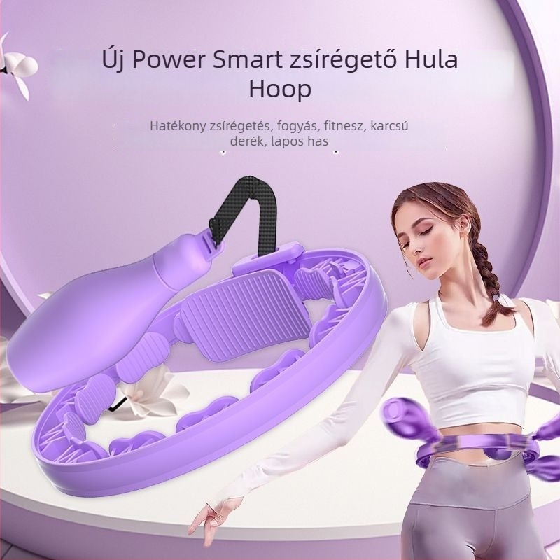 Changfeng intelligens csendes számoló hula-hoop nőknek, haskarcsúsítás és derék formázó edzőeszköz