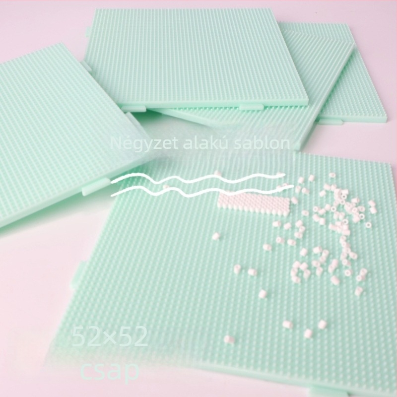 2,6 mm gyöngybázis 52×52 rácshoz – DIY négyzethálós mozaik