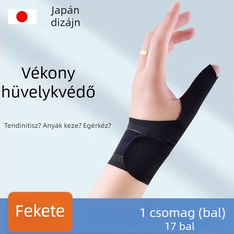 Japán orvosi csukló- és ujjtartó védő, támogatás a hüvelykujjnak és fedél a heghez