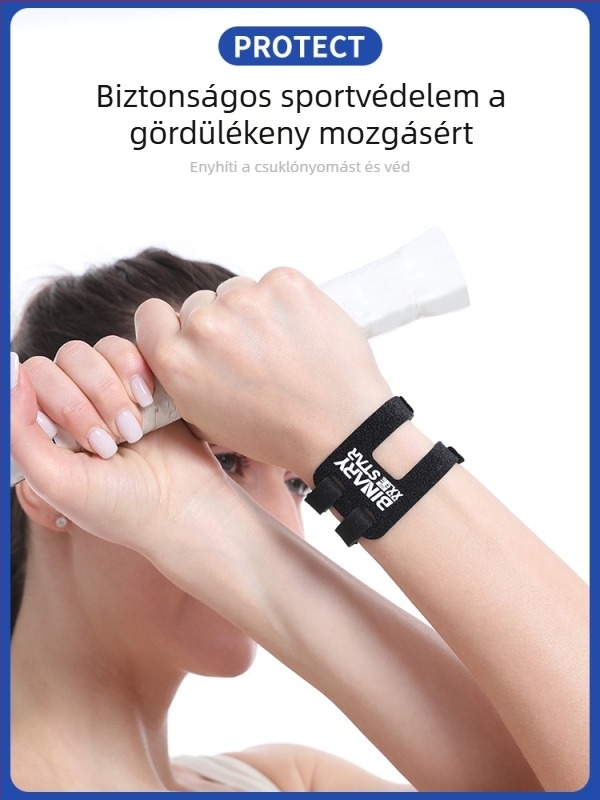 Double Star TFCC csuklópánt edzéshez, jóga és futáshoz – ficam elleni, Velcro, könnyű