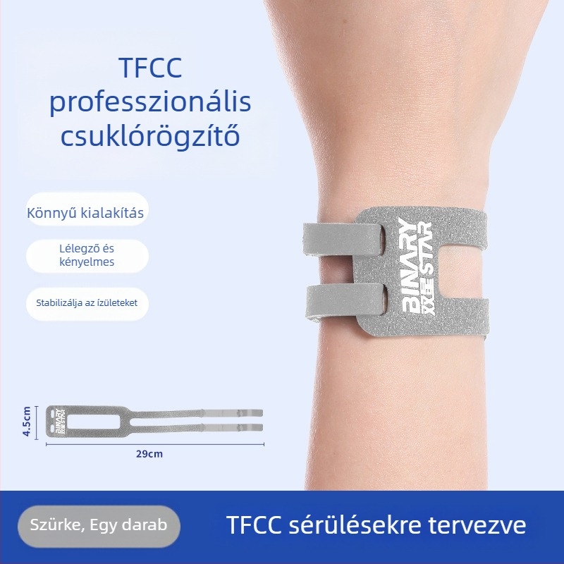 Double Star TFCC csuklópánt edzéshez, jóga és futáshoz – ficam elleni, Velcro, könnyű