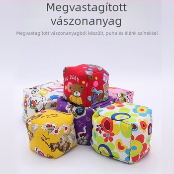 Gyerekeknek készült vászon zsák — mini edzéshez való tornazsák kötéllel