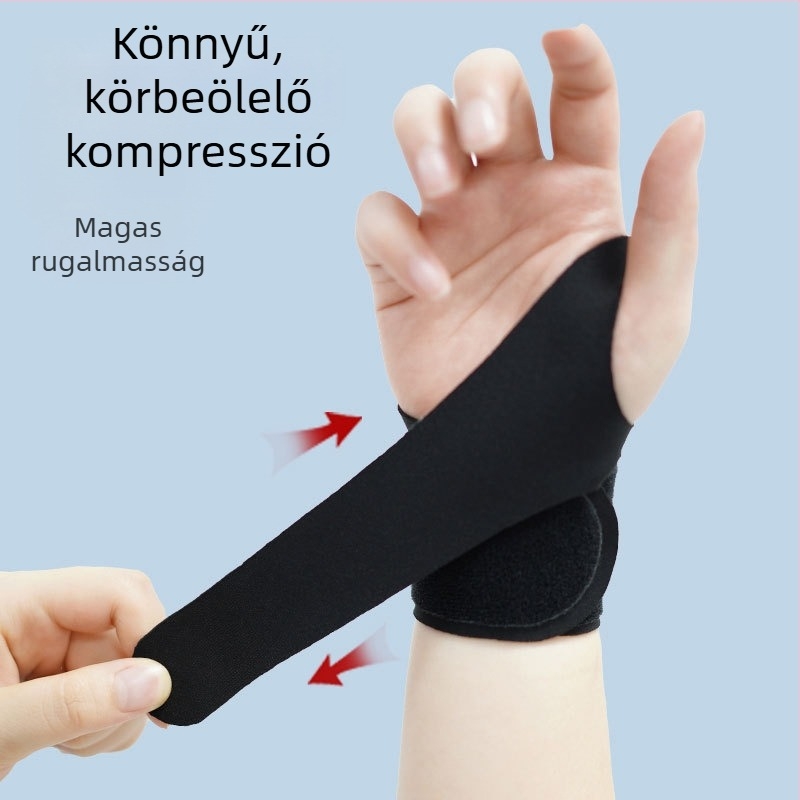 Szellőző, állítható csuklóvédő tollas- és teniszezéshez