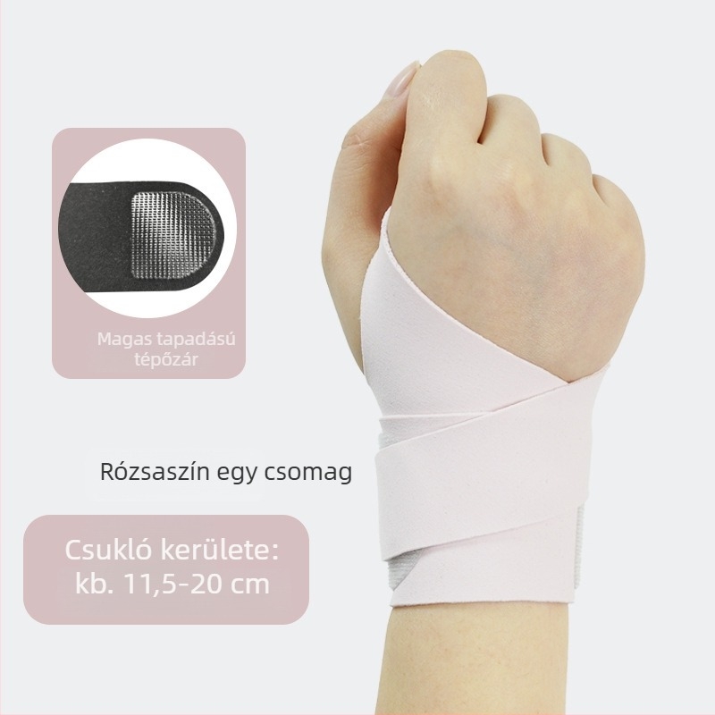 Szellőző, állítható csuklóvédő tollas- és teniszezéshez
