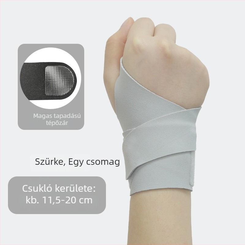 Szellőző, állítható csuklóvédő tollas- és teniszezéshez