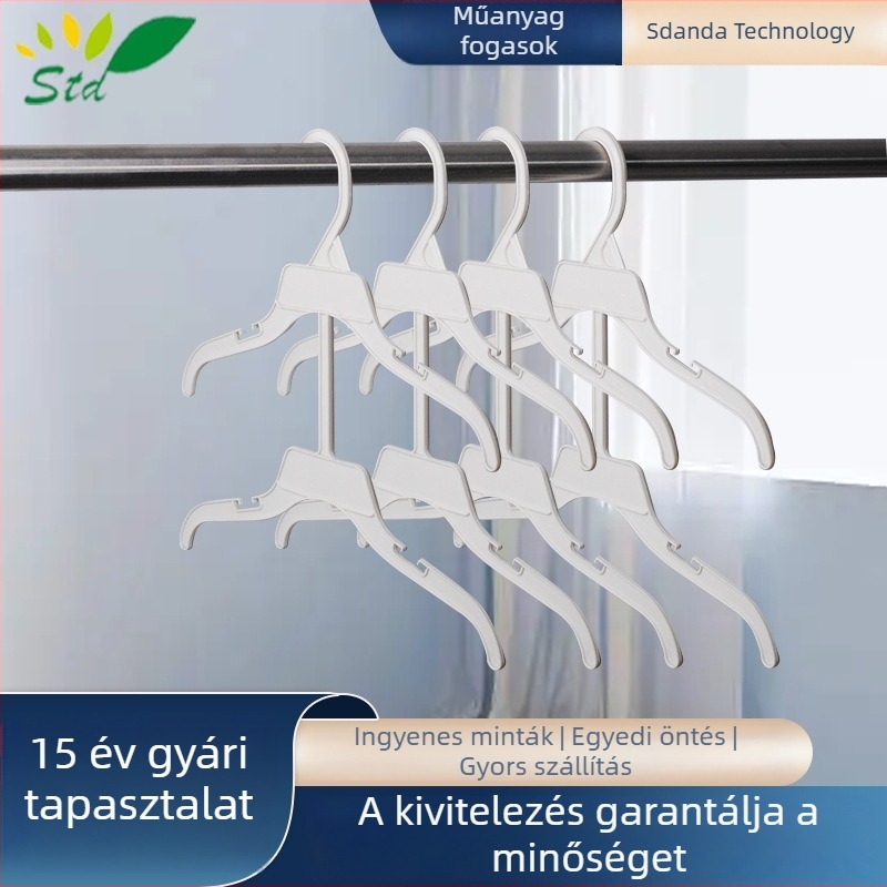 Gyerekeknek készült műanyag két szintes vállfa
