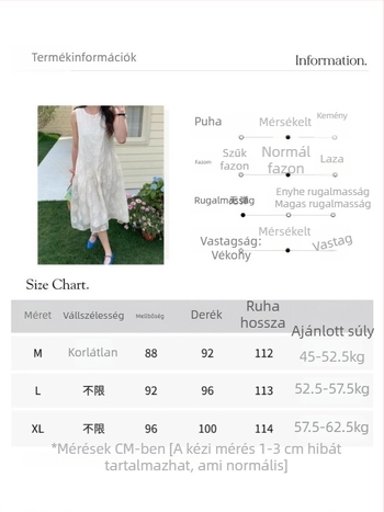 Moonlight Rose jacquard hímzett ujjatlan ruha, laza szabású, ZY2978
