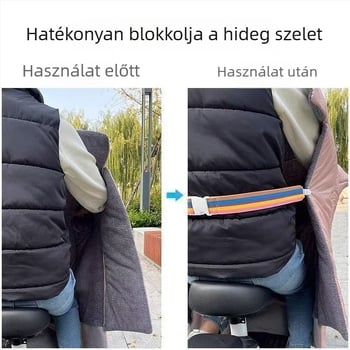 Elektromos jármű szélvédő rögzítő klipe – téli szélvédőszigetelő pánt és tároló pánt