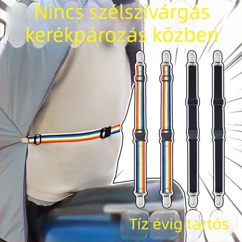 Elektromos jármű szélvédő rögzítő klipe – téli szélvédőszigetelő pánt és tároló pánt