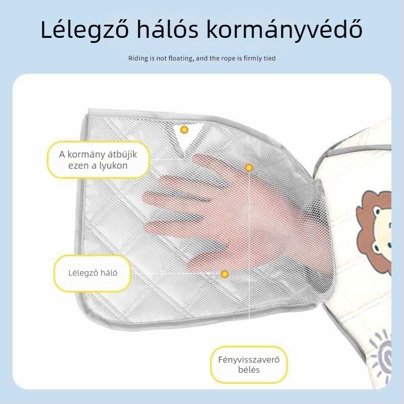 Minden évszakos szélvédővédő elektromos járművekhez, szél- és vízálló, motorkerékpárokhoz