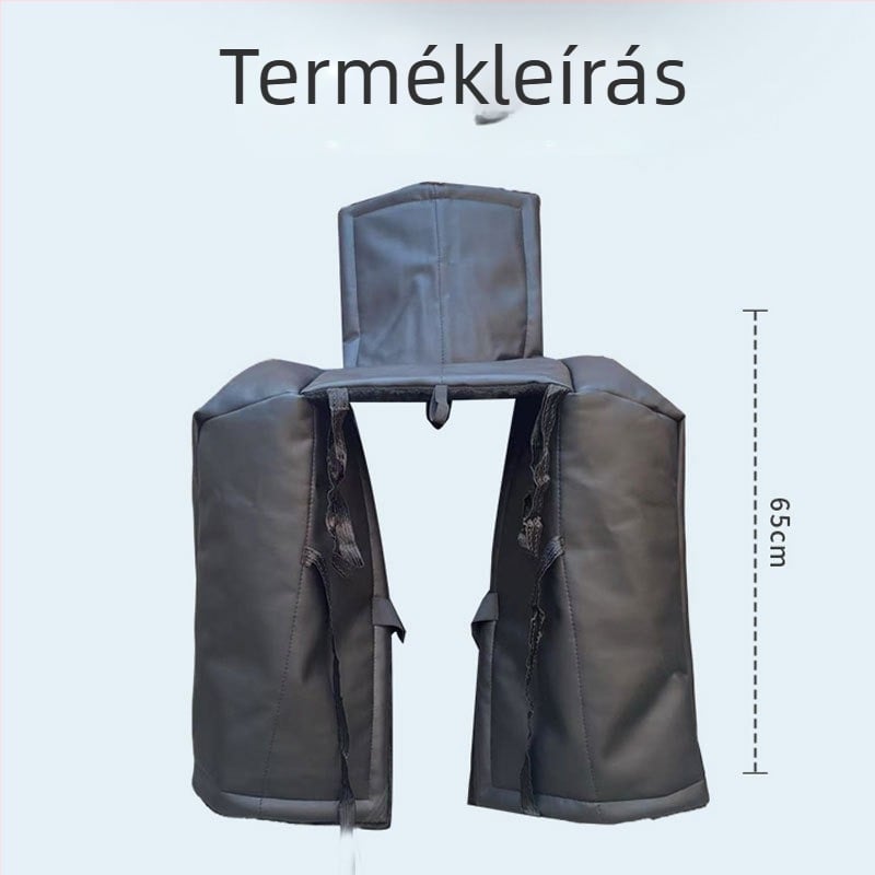 Téli PU szélvédő takaró Honda cruiser motorkerékpárhoz, fleece-béléses melegen tartás