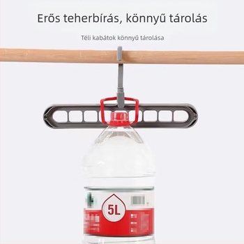Új kilenclyukú forgó ruhafogas és gardróbszervező