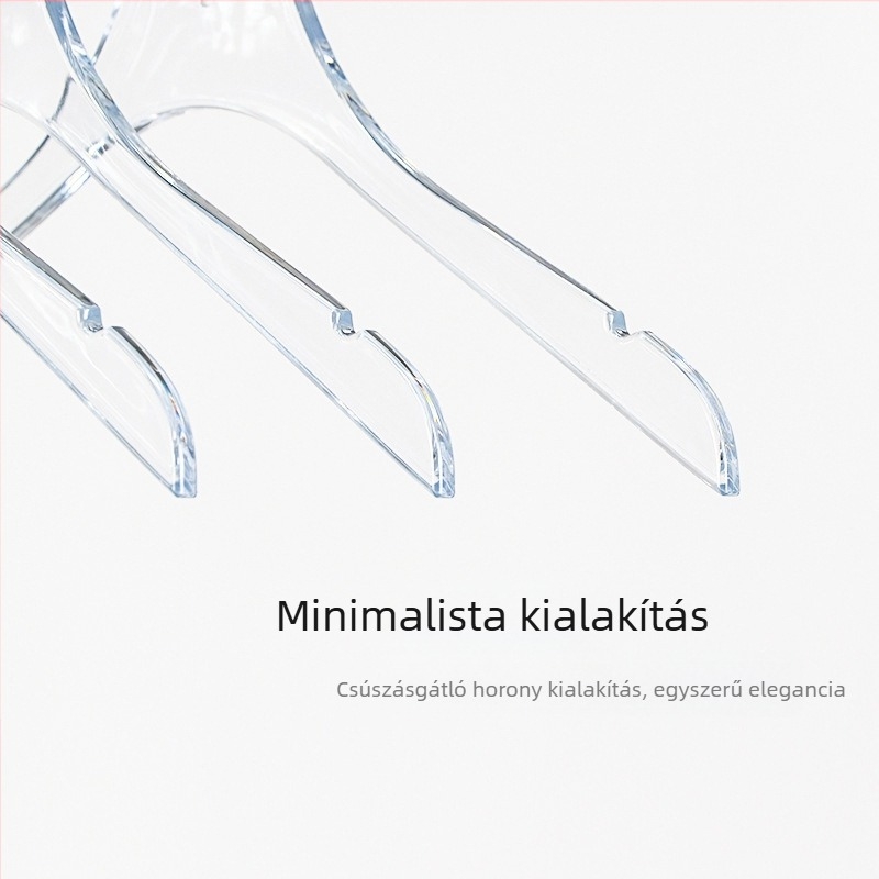 Yunjue akril ruhaszárító, átlátszó és csúszásmentes, gardrób- és fehérneműtartó