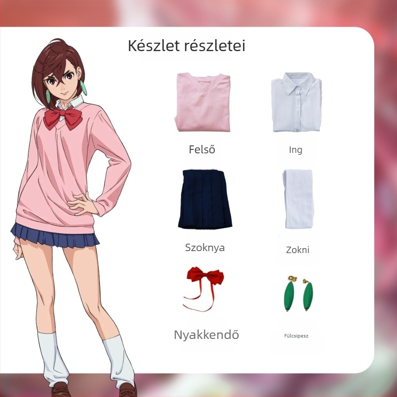 Takakura Ken cosplay: szupernaturális fegyveres megjelenés, japán JK iskolai egyenruha