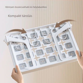 Erkélyre tervezett szélvédett ruhaszárító, többfunkciós zokiszárító eszköz, nyomot nem hagyó zokclips, cipőszárító állvány, kollégiumi ruhaszárító