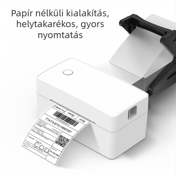 Kompakt termoszalag-nyomtató címkékhez, USB interfész, címke szélesség 30–80 mm, méretek 183×80×65 mm