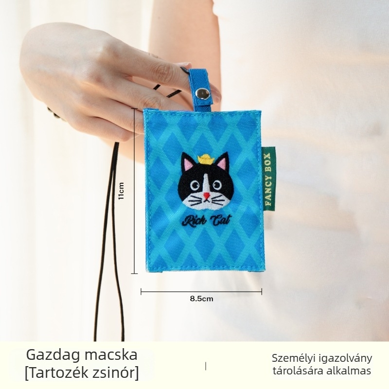 Kártyatartó védőtok diák-, campus-, busz- és belépési kártyákhoz, személyi igazolványhoz