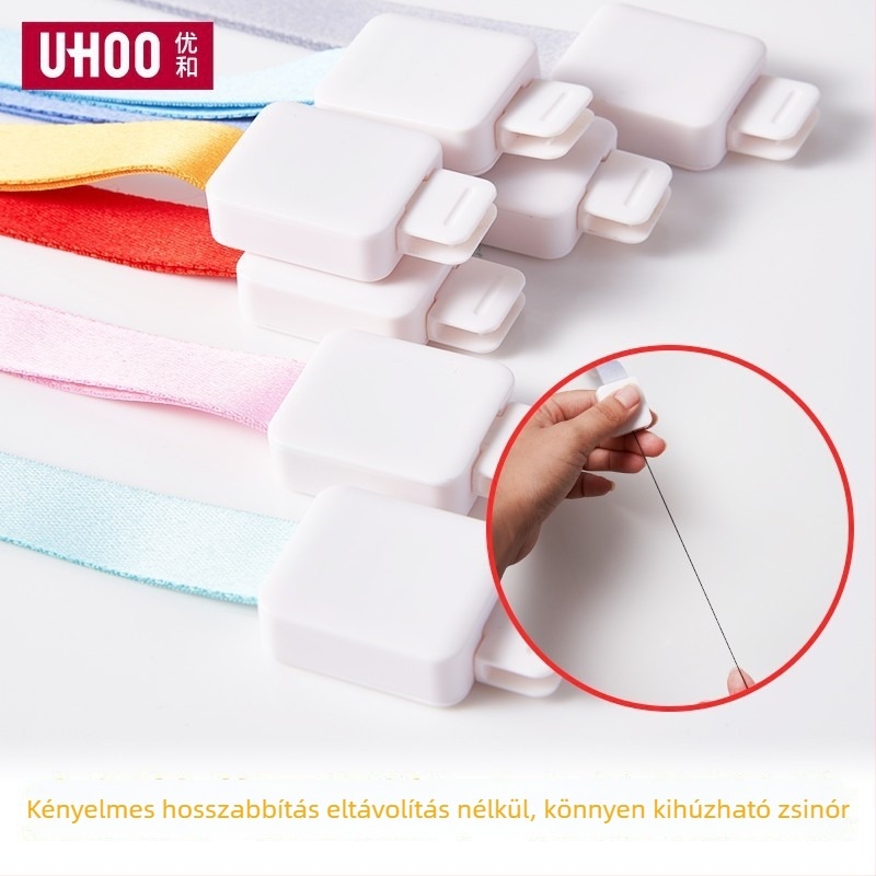 Youhe 5552 portré kártyatartó visszahúzható nyakpánttal és mintázott jelvény-tokkal
