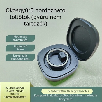 SmartRing töltőállvány gyűrűtárolóval, 200 mAh kapacitás