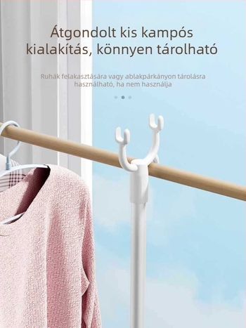 Otthoni használatra tervezett teleszkópos ruhaszárítórúd
