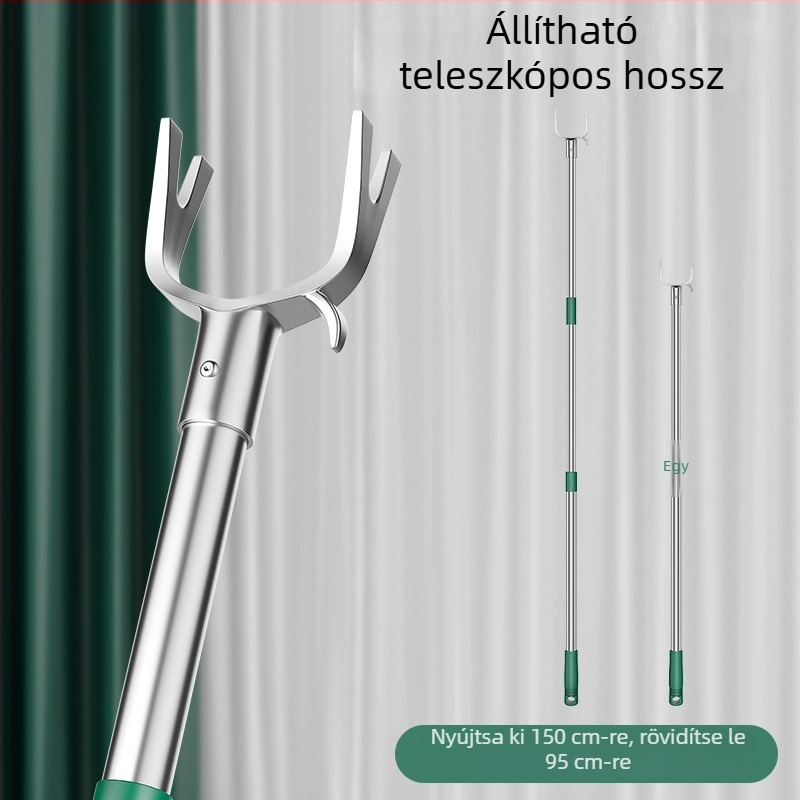 Rozsdamentes acél teleszkópos ruhaszárító rúd balkón használatra