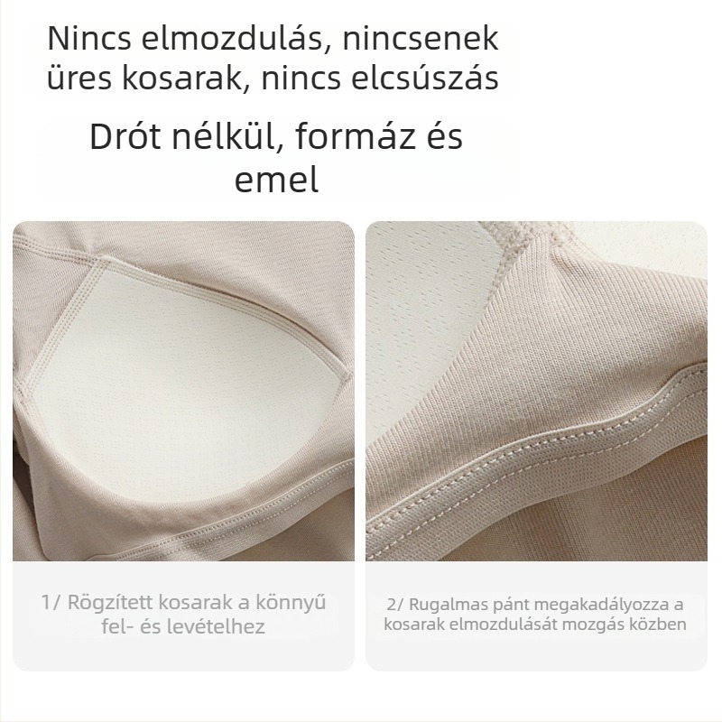 Női termikus felső beépített melltartó-kupékkal, 2024 őszi-téli, vékony alapréteg