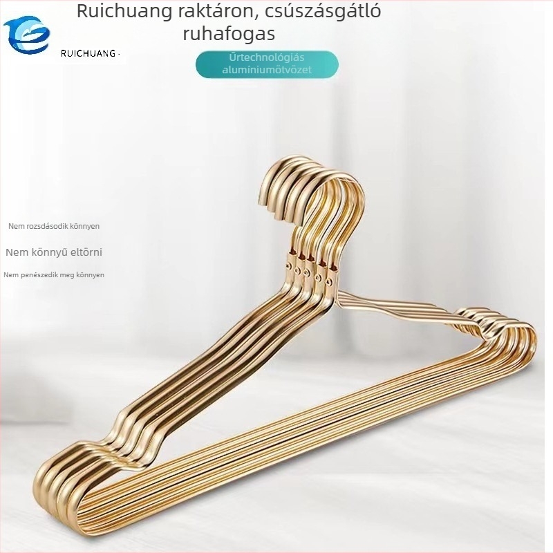 Ruhafogas alumíniumötvözetből, csúszásmentes, letisztult dizájnnal, otthoni használatra