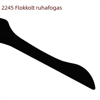 Őszi, magas minőségű fekete flockolt ruhavállfa nőknek zakókhoz