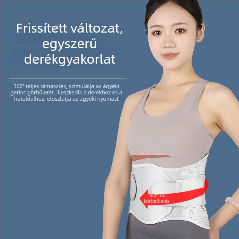 Orvosi deréköv hét acéllemezből, levehető hasi öv, deréktámasz férfiaknak és nőknek