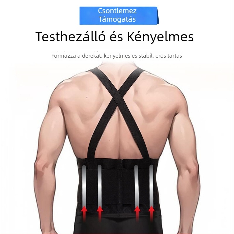 Nylon derék támasztó öv fitneszhez, futáshoz és edzéshez