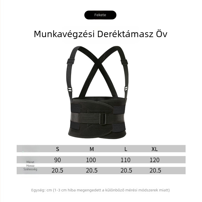 Nylon derék támasztó öv fitneszhez, futáshoz és edzéshez