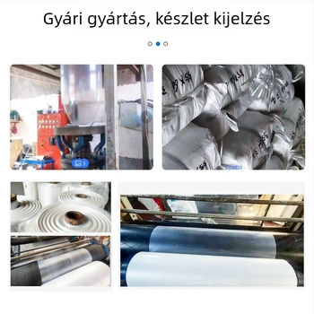 Fekete vastagított egyszer használatos háztartási konyhai szemeteszsák, sík szájú, nagy méret, tekercsben