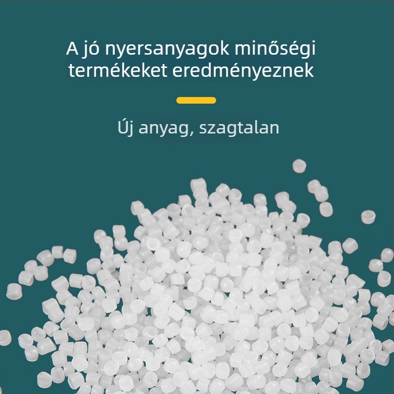 Fekete, nagy méretű, vastagított egyszer használatos szemeteszsák kereskedelmi felhasználásra, új anyagból