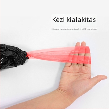 Szemeteszsákok fűzővel, vastagított kivitel, háztartási és kereskedelmi használatra