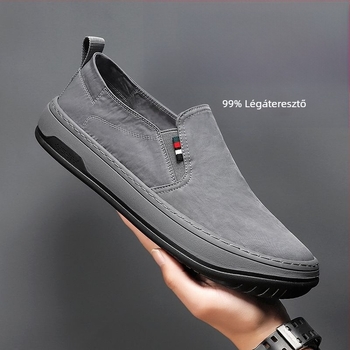 Férfi vászoncipő, 2024 új őszi modell, lélegző, slip-on, Beijing-stílusú