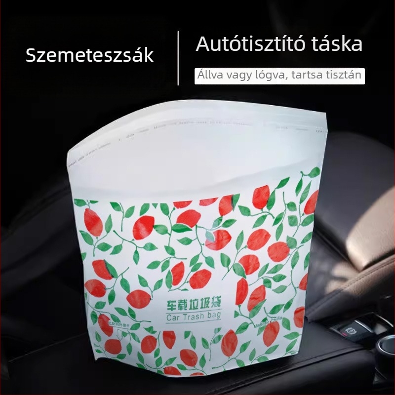 Egyszer használatos autó tisztítás és tároló táska, önállóan álló, asztali kivitel, vastagított és esztétikus autó rendező tasak